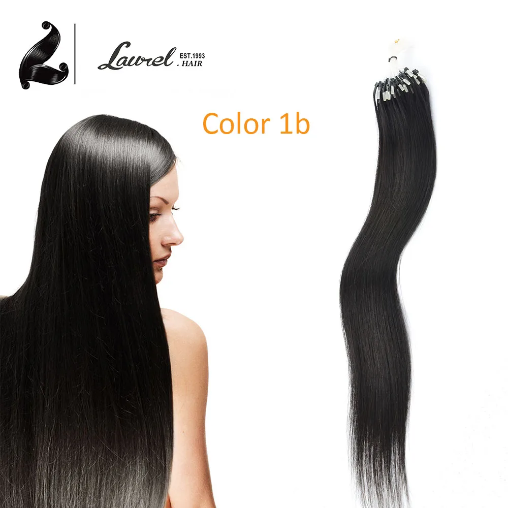 Micro Loop Ring font b Hair b font Extensions Human font b Hair b font Silky