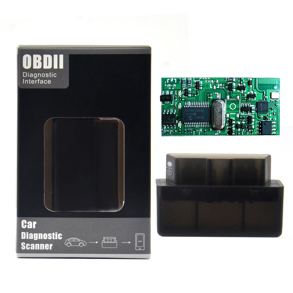 Автомобильный сканер реального ELM327 V 1 5 ELM 327 Bluetooth OBD2 v1.5 Android автомобильный