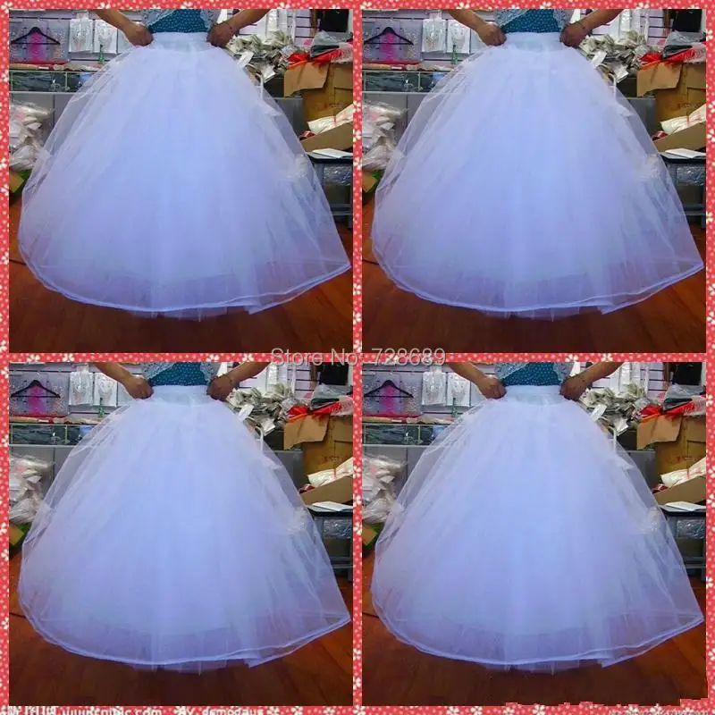 Cheapest In Stock 2015 Ball Gown No Hoops Crinoline Bridal Organza Petticoats For Wedding Dress Wedding Skirt Accessories Slip Six Layers.jpg