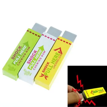 

Funny 1Pcs Electric Shocker Chewing Gum Toy Safety Trick Joke Toys Fantastic Anti-stress Funny Jokes Toy
