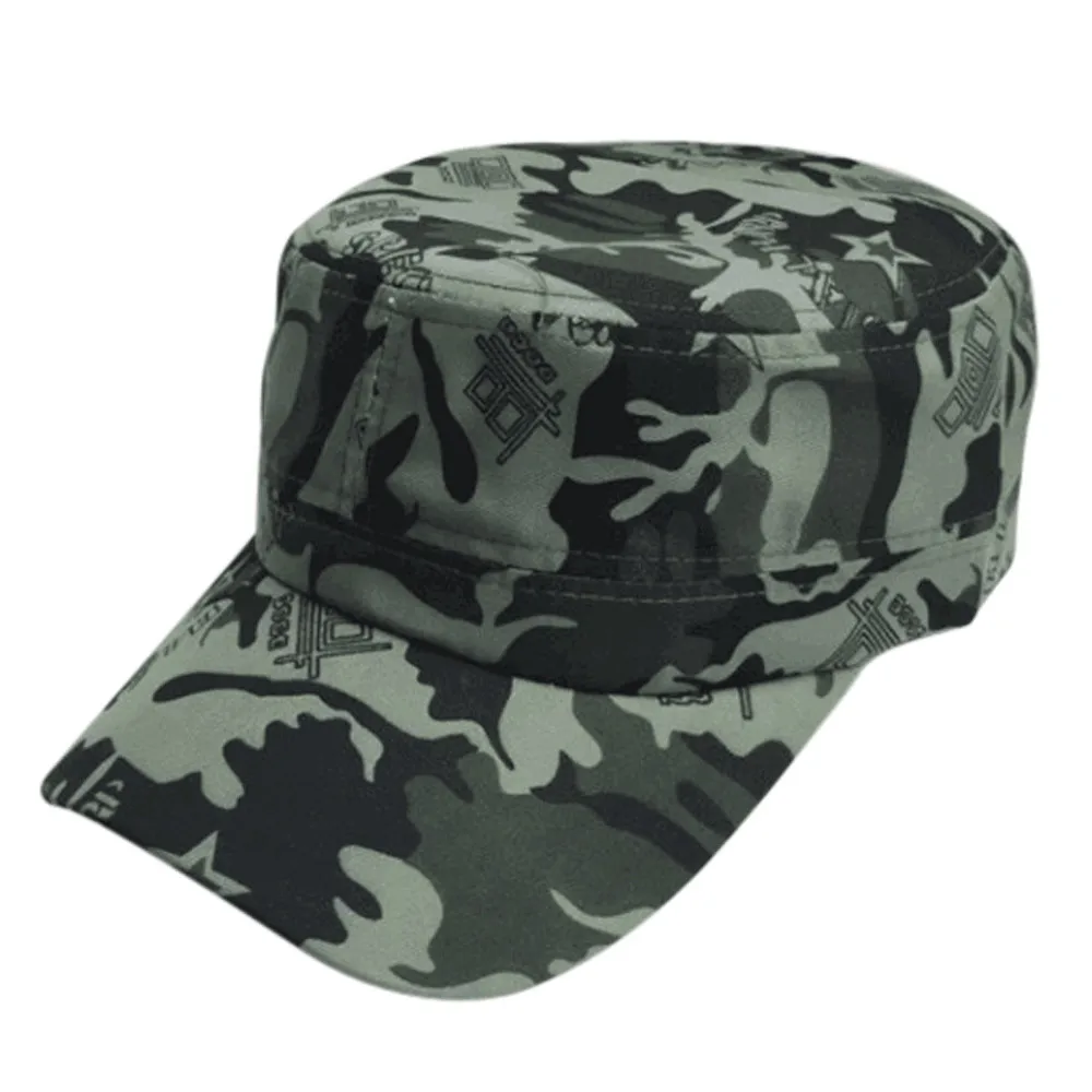 KANCOOLD, брендовая модная мужская тактическая армейская камуфляжная плоская кепка, шапки для мужчин и женщин, летняя камуфляжная армейская бейсбольная кепка с регулировкой размера s