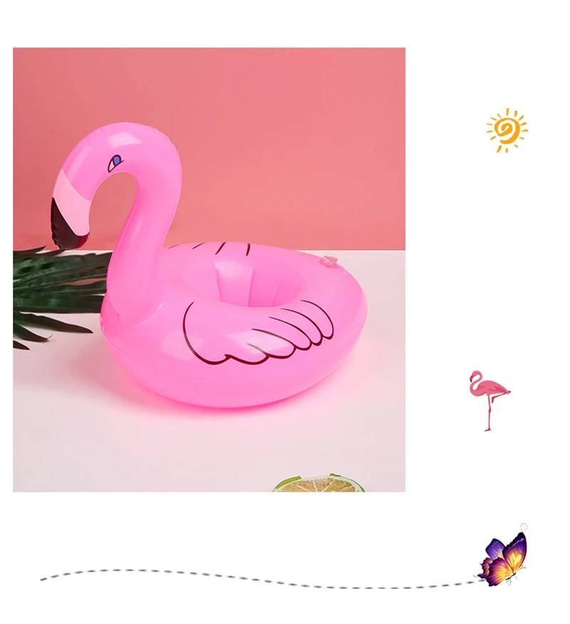 Flamingo swimming cup holder (11)