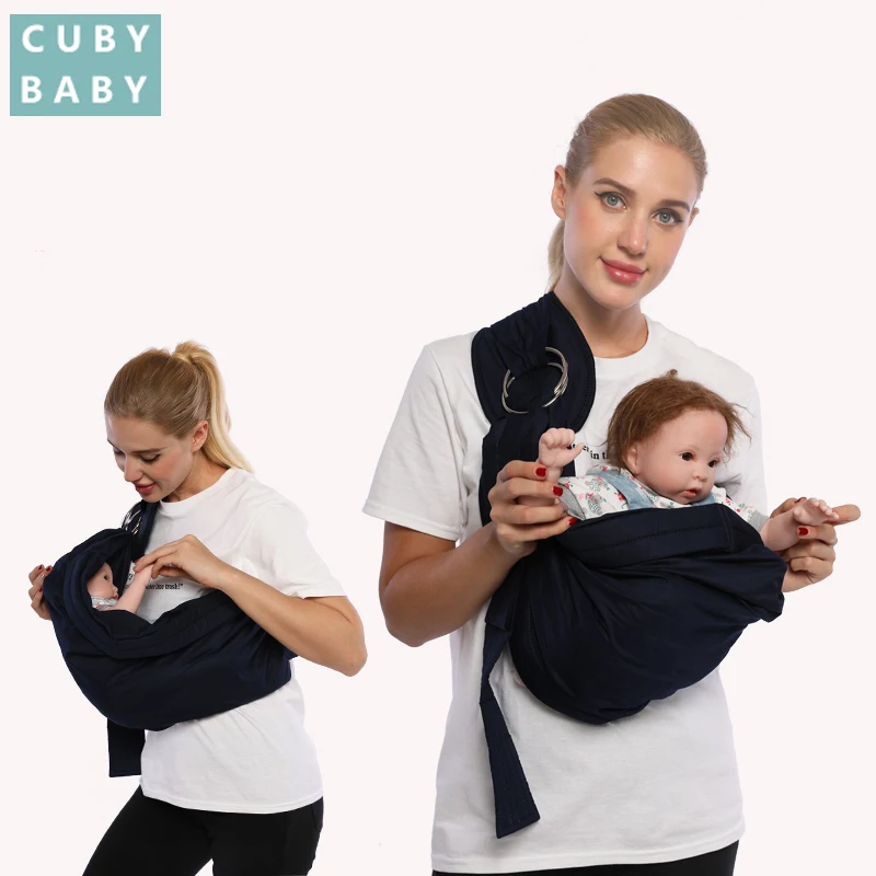 Переноска для младенцев CUBY слинг новорожденных из натурального хлопка