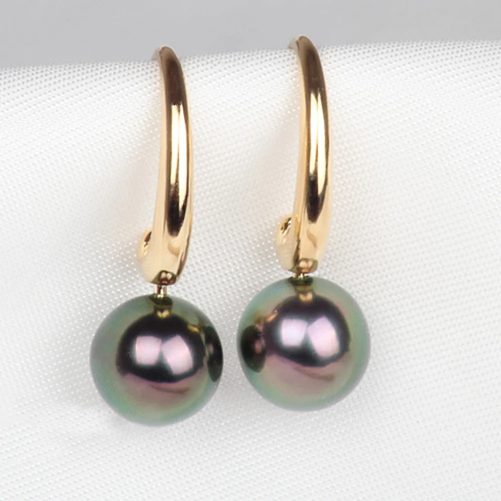 black pearl earrings 