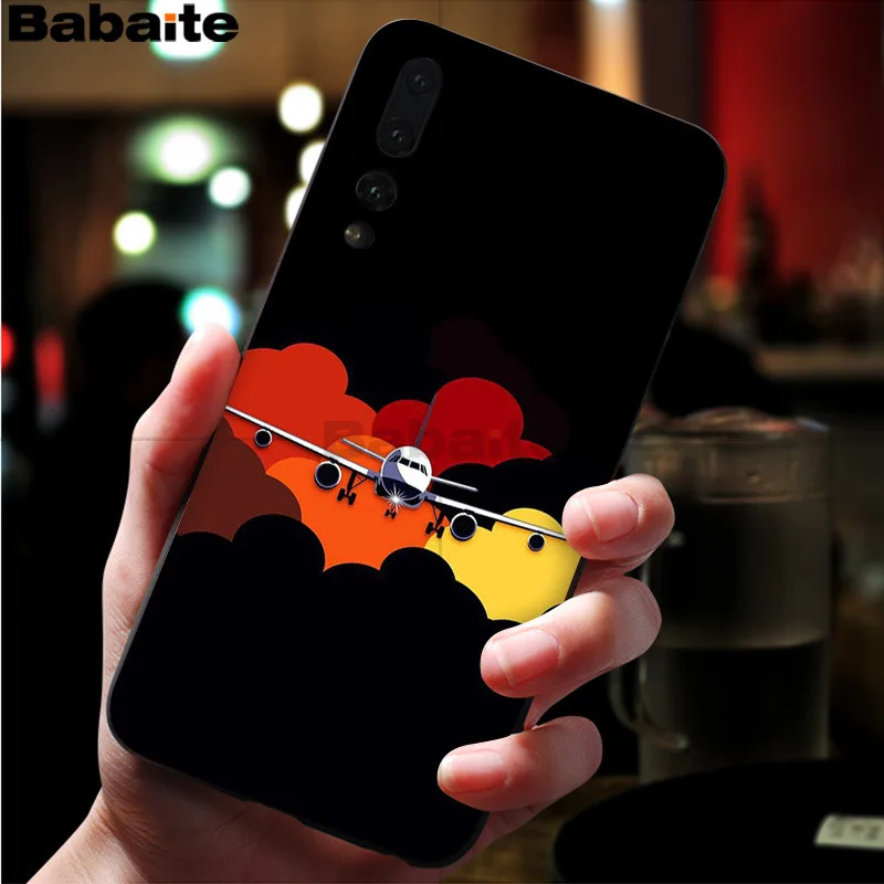 Чехол для телефона Babaite путешествий с самолетом облаком Huawei P10 plus 20 pro P20 lite mate9 10 honor