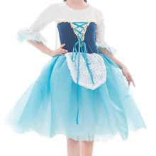 Настоящая гимнастическая трико, новая классическая балетная пачка для взрослых, профессиональные костюмы, танцевальное платье для девочек, детей