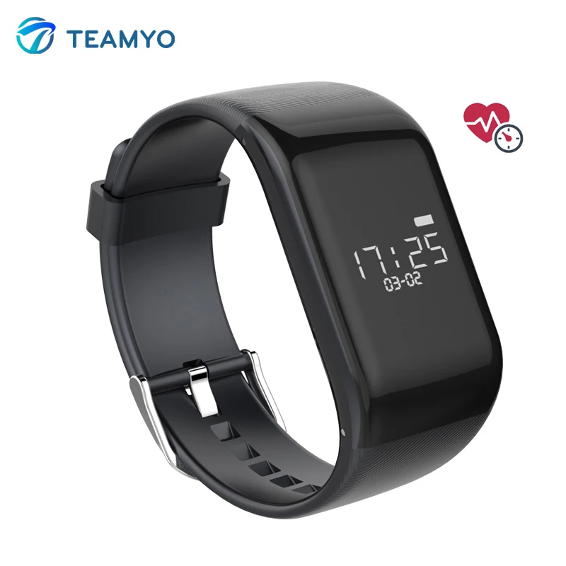 Teamyo R1 BT4 0 Smart Band Bracelet Heart Rate Monitor Smartband Activiety Fitness Tracker Wristband for