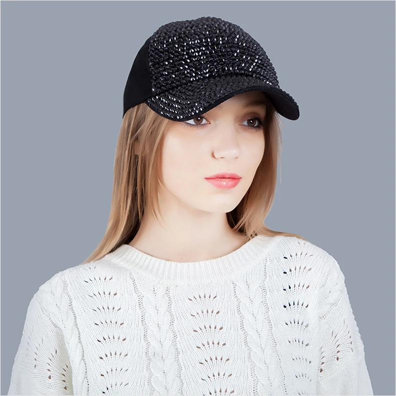 Высокое качество одна тысяча сияющих Стразы Женская бейсбольная кепка модная Роскошная дамская шляпа Snapback Swag Girl Gorras