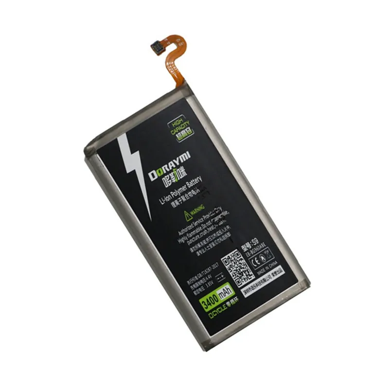 DORAYMI 3400mAh EB-BG960ABE Battery for Samsung GALAXY S9 G9600 G960F SM-G960 Li-ion Polymer Phone Replacement Batteries Bateria DORAYMI 3400mAh EB-BG960ABE Battery for Samsung GALAXY S9 G9600 G960F SM-G960 Li-ion Polymer Phone Replacement Batteries Bateria