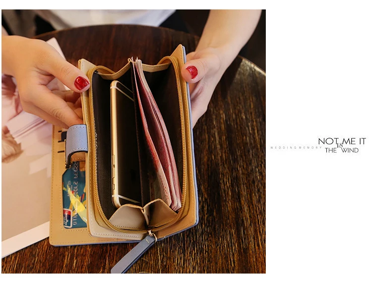 EELa Leaf Floral Abstract Women Long Wallet,Zipper Clutch Purse Bag PU wristlet EELa Leaf Floral Abstract Women Long Wallet,Zipper Clutch Purse Bag PU wristlet