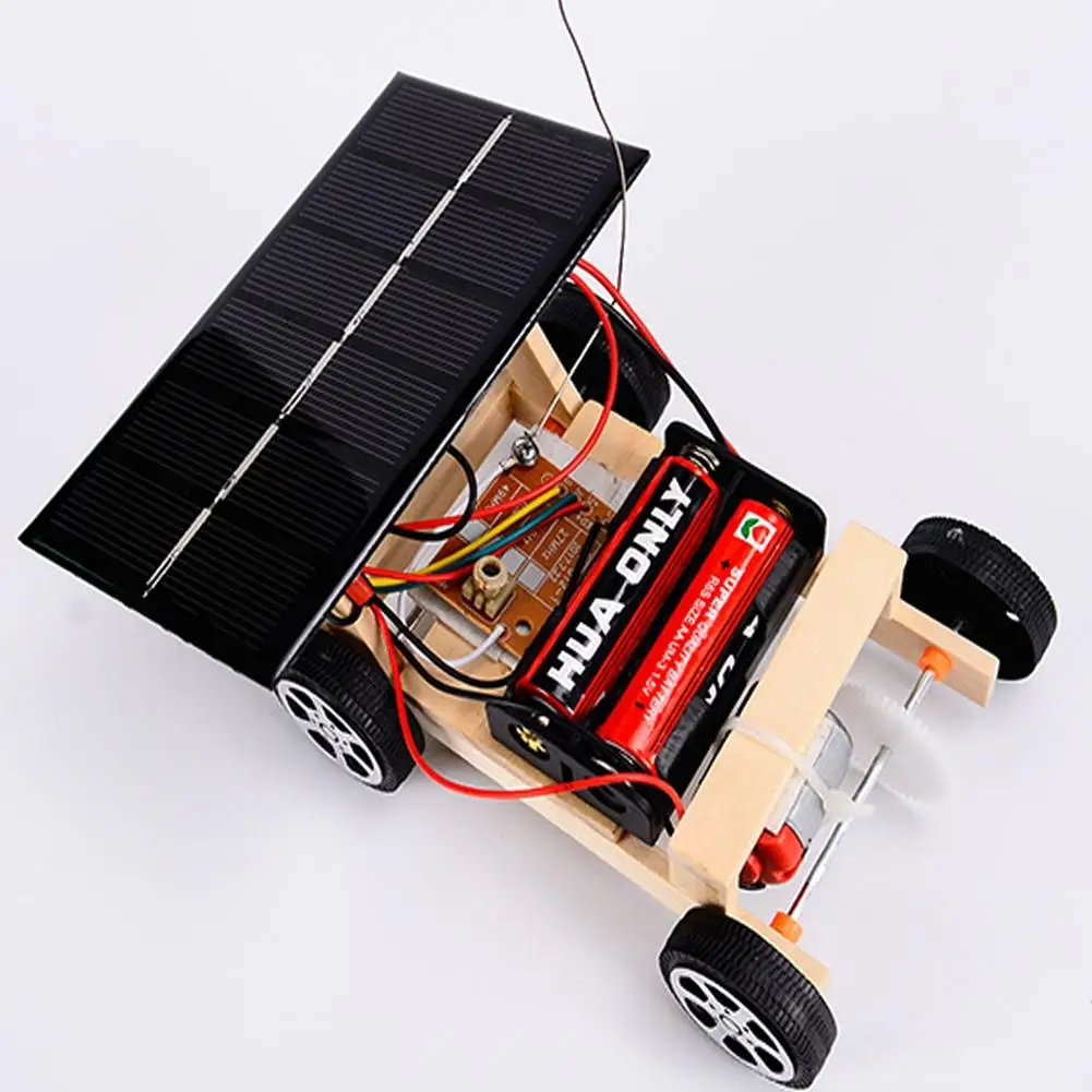 LeadingStar 2018 Новый Деревянный DIY солнечный Радиоуправляемый автомобиль деревянная