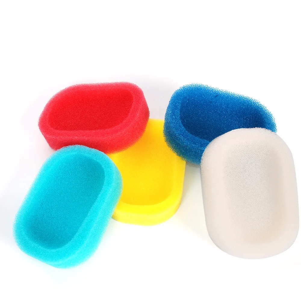 2 قطعة/الوحدة الإسفنج والصابون أطباق مربع ماصة وسهلة لتجف اكسسوارات الحمام الصابون حامل صينية حامل منظم تخزين مربع الإسفنج