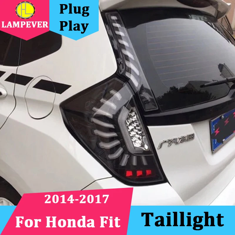 Auto taillight For HONDA Fit GK5 2014 2016 Taillights LED Tail Light
