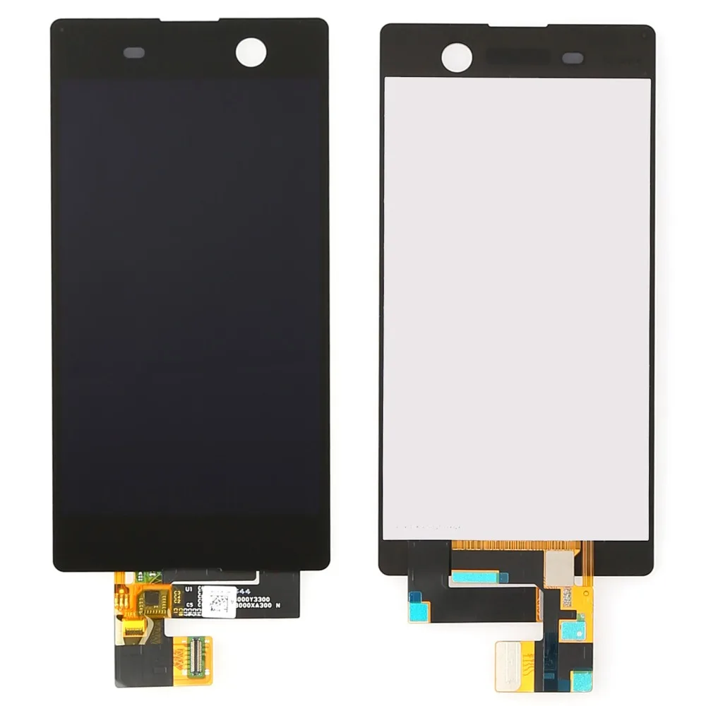 

For Sony Xperia M5 Dual E5603, E5606, E5653, LCD Display Touch Screen Digitizer Assembly Black 5inch Free Shipping!