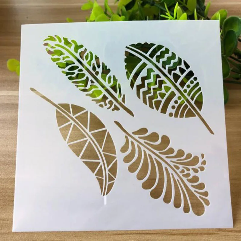 

2pc Bullet Journal Stencil Reusable Child Openwork PET Stencils Wall Painting Scrapbooking Stamping Album Decorative Template