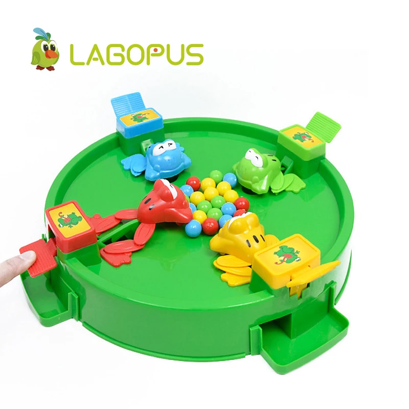 Продажа Lagopus Новая игрушка лягушки съесть бусинами интерактивные Настольная игра детская игрушка головоломка Настольный Семья и вечерние игровой ...