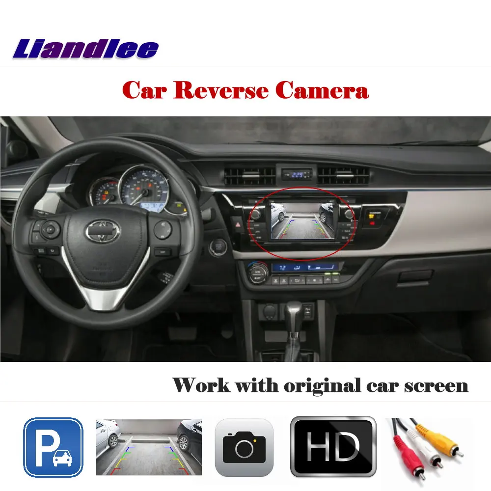 Liandlee автоматический Обратный парковочный Камера для Toyota Corolla levin /заднее зеркало заднего вида Камера задняя работать с автомобилем завод Экран
