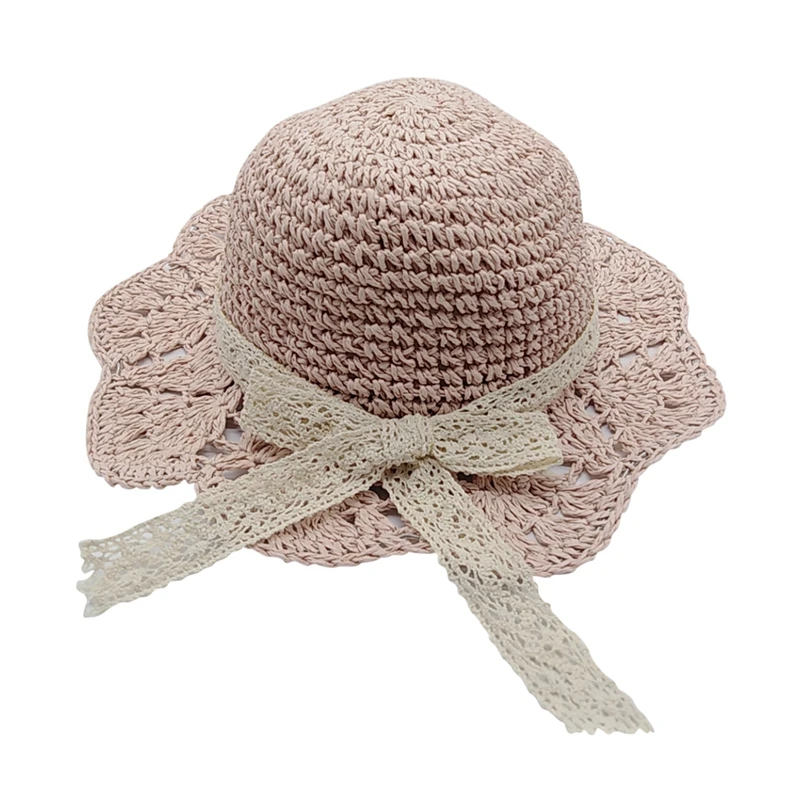 Сезон: весна–лето детская соломенная шляпа пляжная Панама для девочек тени ребенка Рыбацкая шляпа цвета хаки