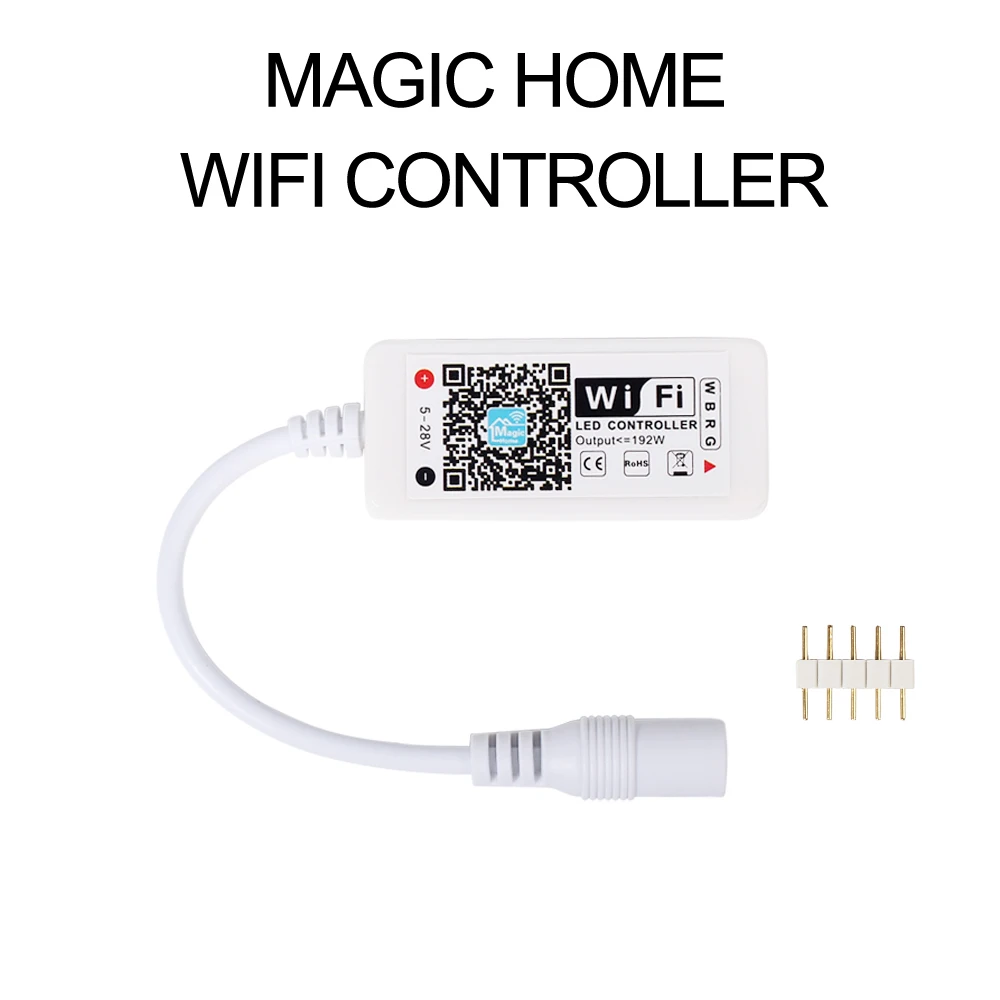 DC12-24V светодиодный мини-контроллер RGB RGBW Wifi Bluetooth Беспроводное управление с помощью IOS/Android телефона для светодиодной ленты 5050 RGB RGBW RGBWW