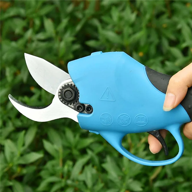 Freeshipping Garden Power Tools 36V Li-ion Battery Electric Pruning Shears 30MM Bonsai Tool Profesional Branch Cutter Scissors (9)