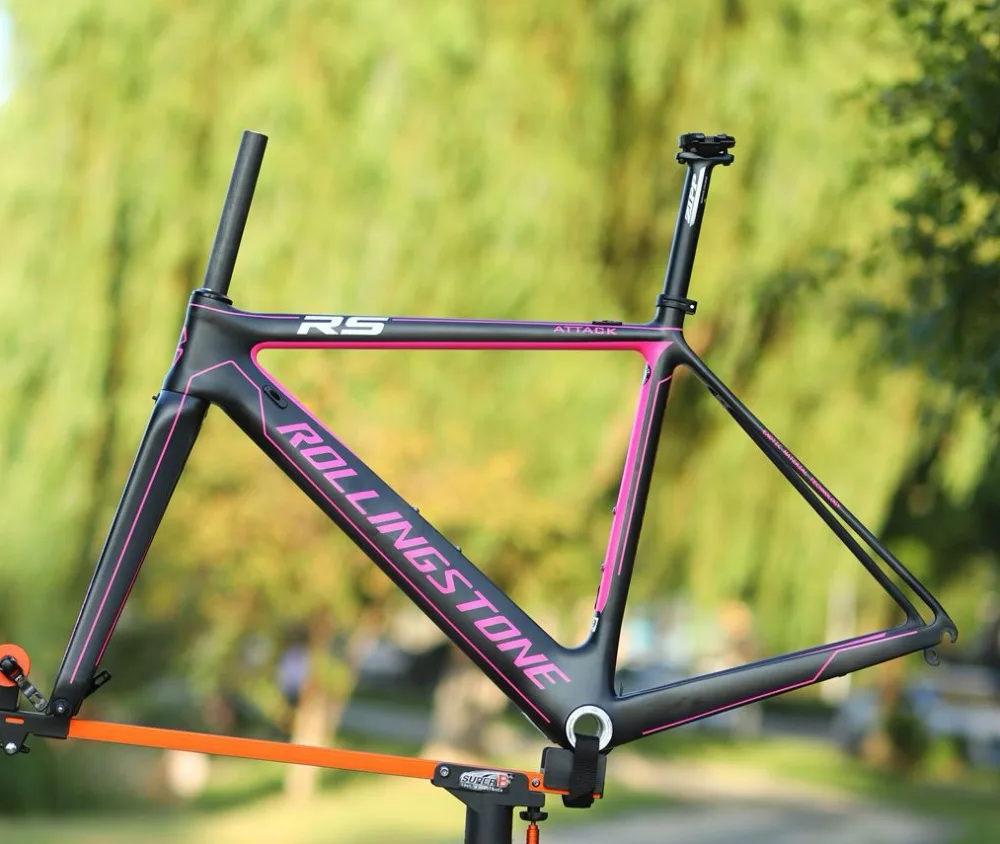 Rolling Stone Attack Carbon 700c дорожный велосипед Аэро рама вилка набор 46 см 49 см|frame fork|carbon road