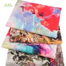 Chainho, серия цифровой печати, хлопковая льняная ткань с принтом для шитья и шитья дивана, скатерти, занавески, сумки, подушки Материал