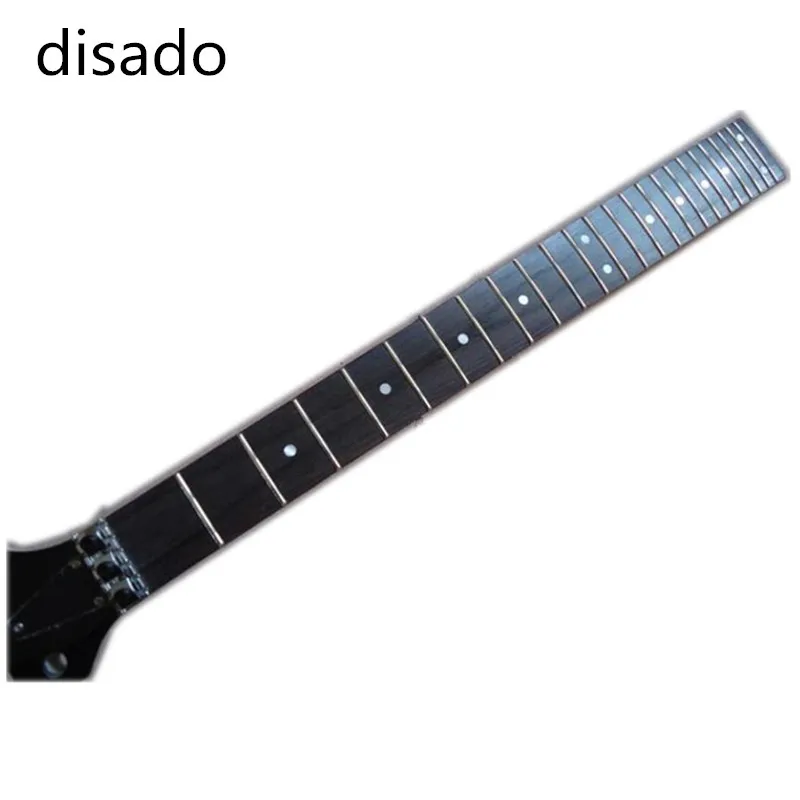 disado 24 Frets Electric Guitar թխկ պարանոց, կիթառի լարերով փական Կիթառի պարագաներ Մասեր կիթառի երաժշտական ​​գործիքներ