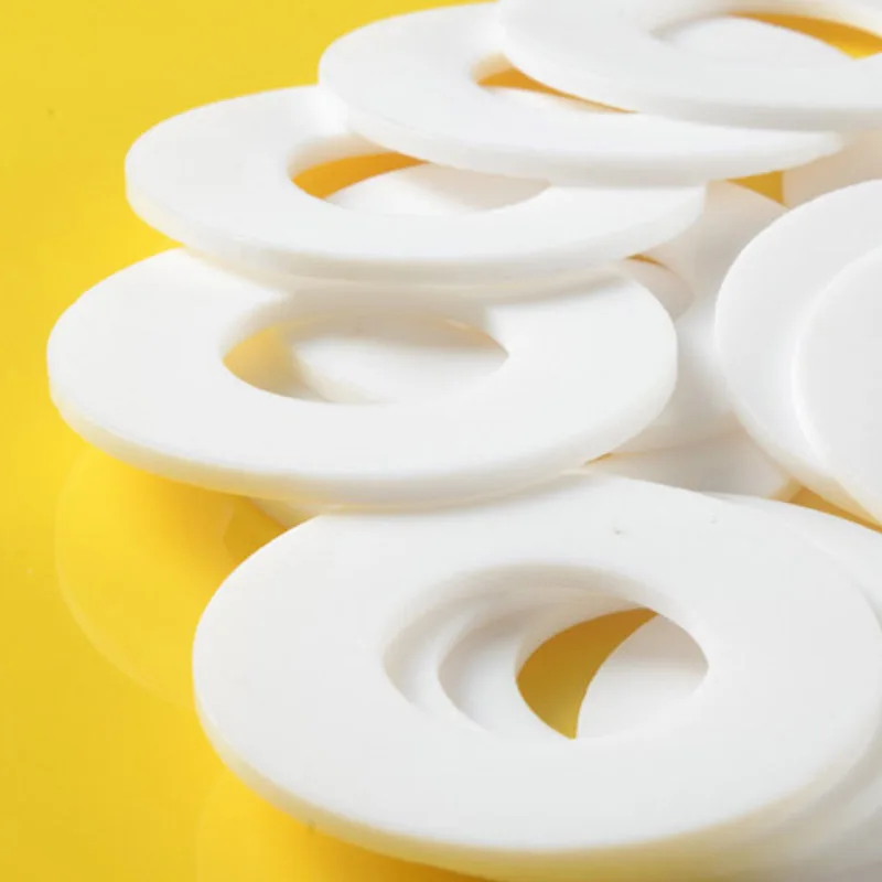 

Custom Made 10x Flat Washer Teflon PTFE Insulation Sealing Spacer Valve Gasket 145x130x2mm OD145MM ID130MM Thick=2mm F4