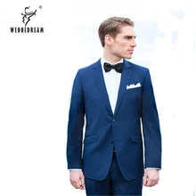 На заказ/голубого цвета жениха костюм(куртка+ штаны), Нарядные Костюмы для свадьбы жениха