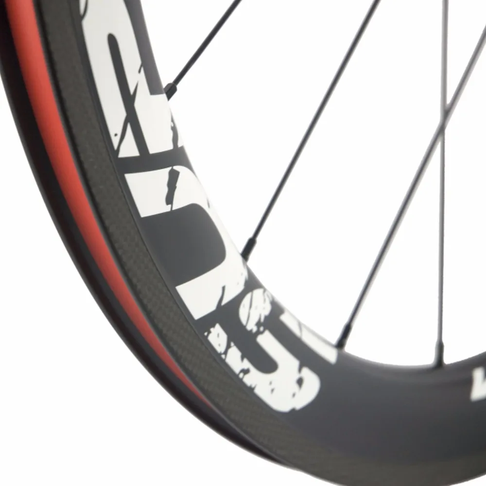 New SUPERTEAM Road Bike Carbon Wheelset 50mm Clincher Carbon Wheels