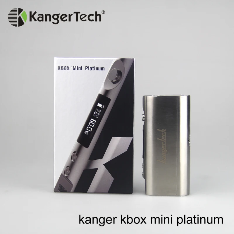Original Kanger Kbox Mini Platinum 60w Tc Box Mod Kangertech E Cigarette Mod Oled Vs Xcube 2 100w Temperature Control Buy At The Price Of 30 28 In Aliexpress Com Imall Com