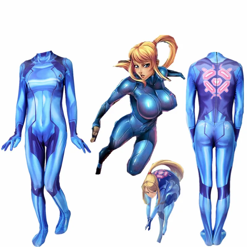 Новинка Лидер продаж костюм для косплея METROID Samus Zero взрослых детей мужчин и женщин