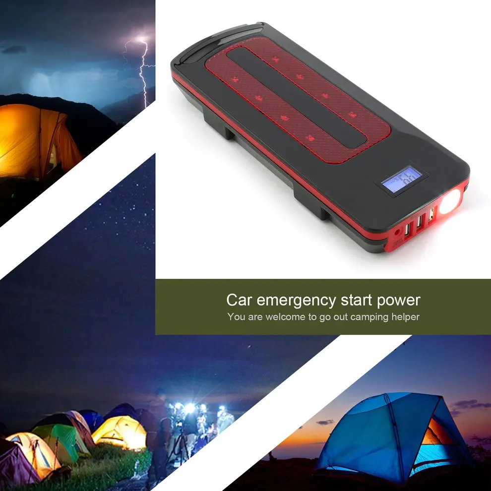 

New 22000mAh Car Auto Emergency Power Bank Portable Solar Generator for Outdoor and Indoor Use with Portable Handle