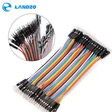 40PCS 10CM 2.54MM Row Male to Male Dupont Cable Breadboard Jumper Wire For arduino