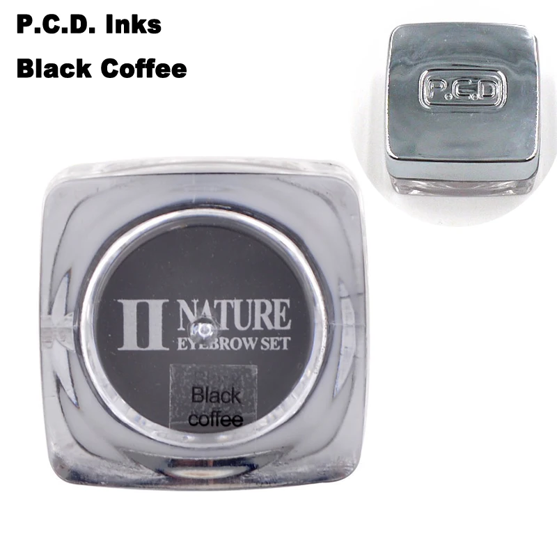 PCD-Bright-Coffee-Paint-Professional-Eyebrow-Micro-Tattoo-Ink-Set-Lips-Microblading-Permanent-Makeup-Pigment-Colorfastness-Black-coffee