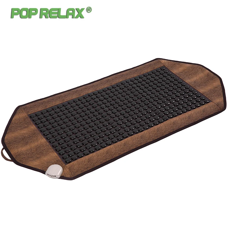 

Poprelax Korea Health Care Mattress Germanium Tourmaline Heating Pad Stone Mat Body Pain Relief Physiotherapy Thermal Mattress