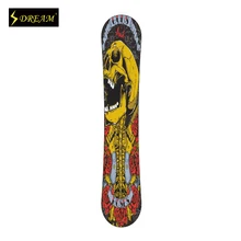 Customized Snowboards For Adult Male And Female Freestyle Carbon Fiber P-Tex Base Wooden Skiing Boards Fit