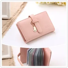 The new women cute cartoon hearts more screens card bag student card holder the credit card