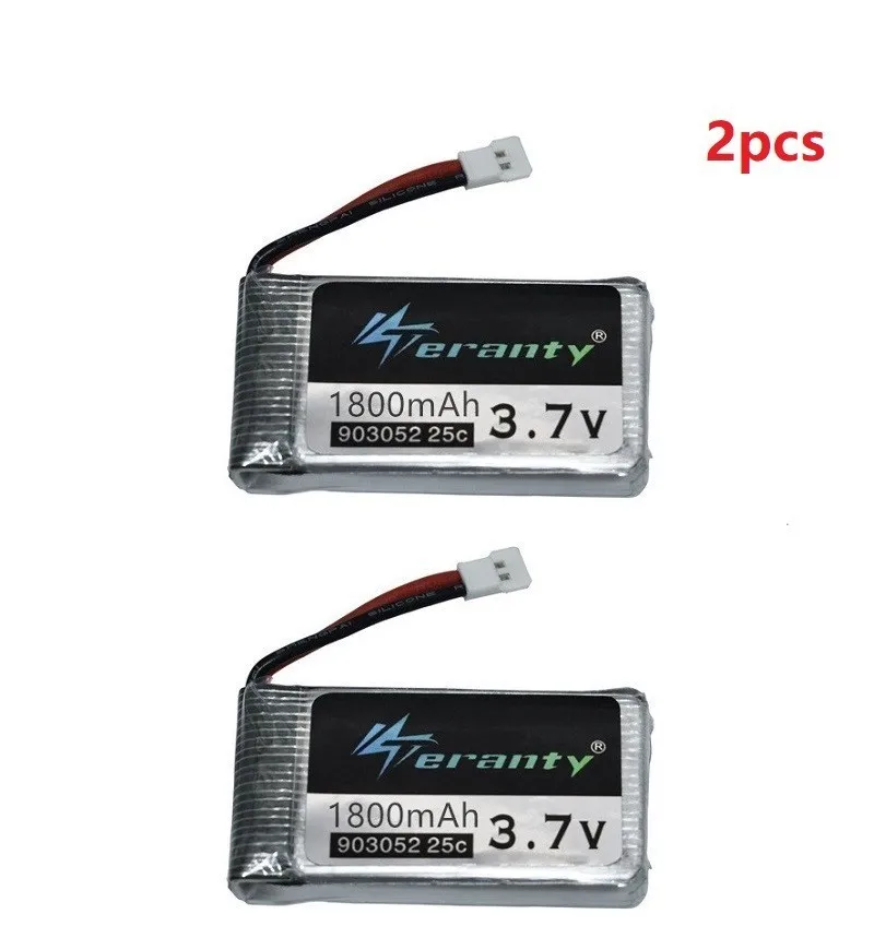 3,7 v 1800mAh литий-полимерный Батарея для KY601S SYMA X5 X5S X5C X5SC X5SH X5SW X5HW X5UW M18 H5P HQ898 H11D H11C вертолет Батарея 1-10 шт - Цвет: Тёмно-синий