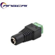 DC мощность 5,5 мм x 2,1 мм гнездовой разъем к клеммному блок-адаптер Разъем для светодиодной ленты струнная система видеонаблюдения 10 шт
