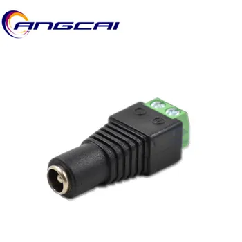 

DC Power 5.5mm x 2.1mm Female Jack to Terminal Block Adapter Connector Socket for led strip string liggt CCTV 10Pcs