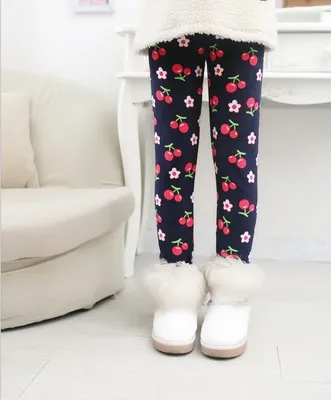 

JENYA New Winter Girls Leggings Velvet Thicken Warm Star Print Girl Pants Kids Children Pants Winter Girl Clothing 2-8Y