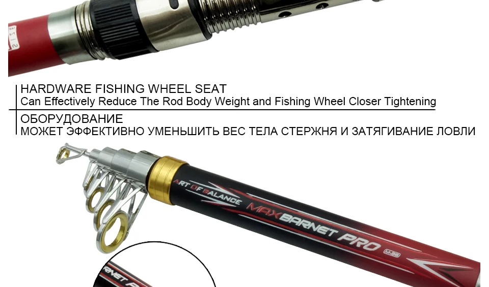 Carbon 2.1M 2.4M 2.7M 3.0M 3.6M Portable Telescopic Fishing Rod Spinning Hand Fishing Tackle Sea Rod Fishing tackle accessory_05