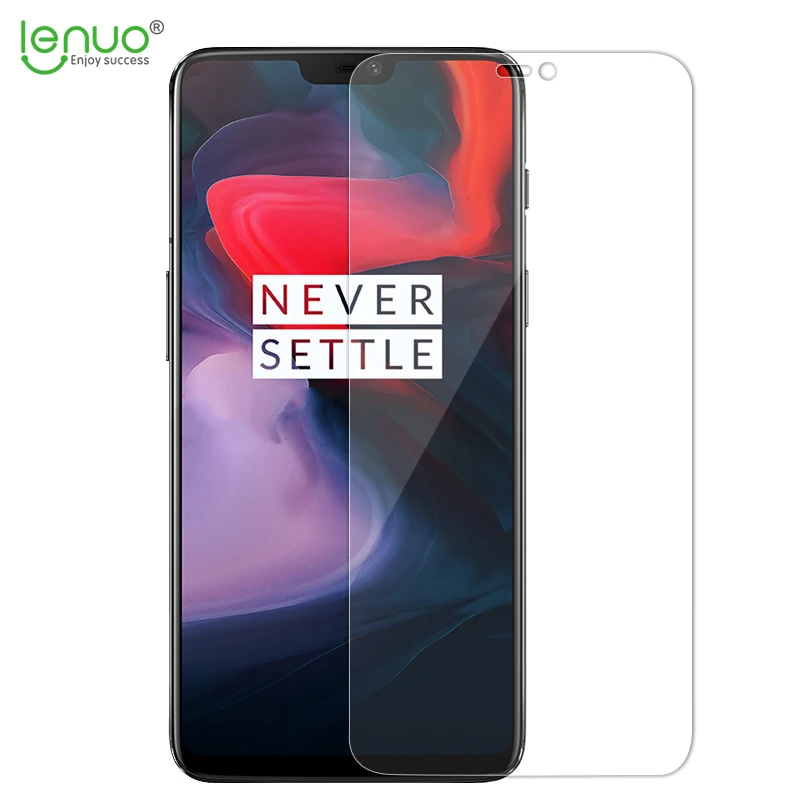 Lenuo tempered glass protectors for OnePlus 6 screen protector Anti-Explosion transparent protective Film | Мобильные телефоны и