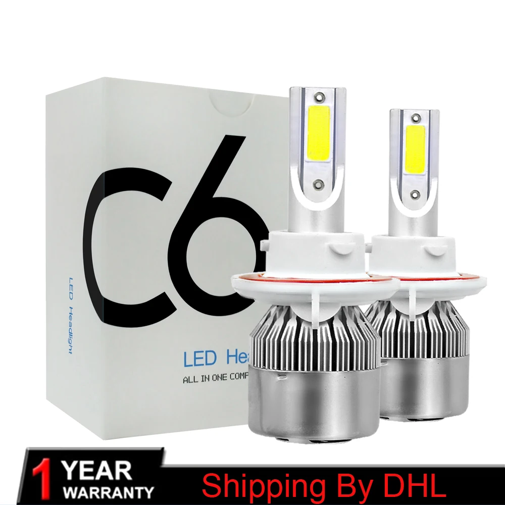 Muxall 2X H7 светодиодные H4 Автомобильные фары 72 Вт 7600lm лампы H1 H8 H9 H11 6000K Led 12v