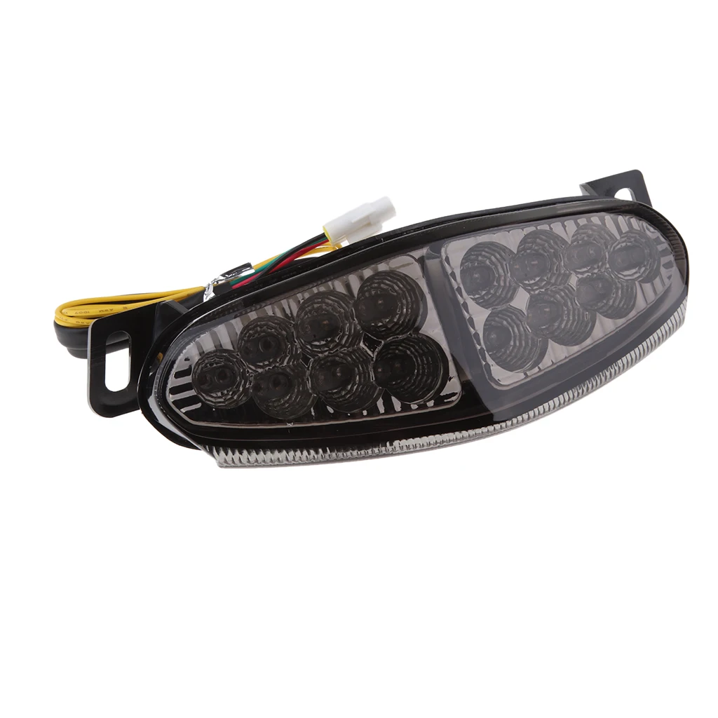 Motorcycle Integrated LED Tail Light for Kawasaki Ninja 650R/ER6N 2009-2011 LED Turn Signal Light Flashing Light Security Alarm
