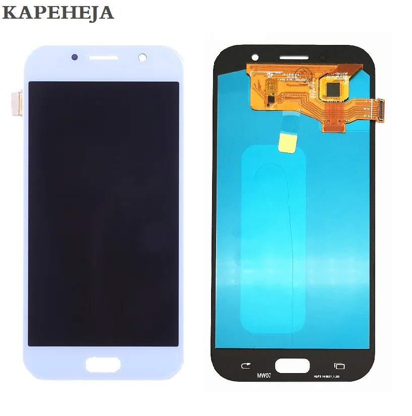Super AMOLED ЖК дисплей для Samsung Galaxy A7 2017 A720 A720F A720M сенсорный экран дигитайзер в