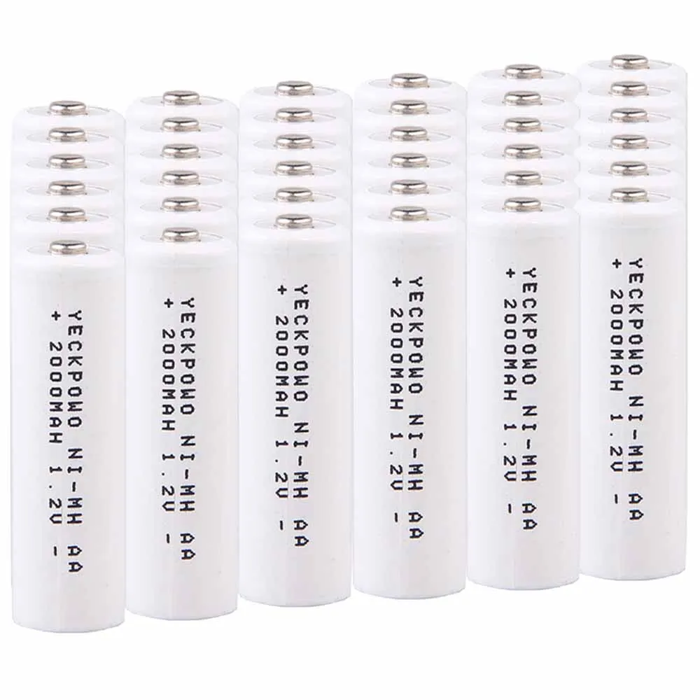 

Lowest price 36 piece AA battery 1.2v batteries rechargeable 2000mAh nimh battery for power tools akkumulator