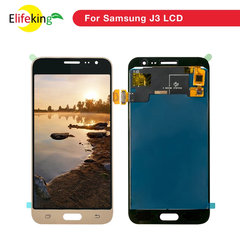 ЖК дисплей J320 для Samsung Galaxy J3 2016 J320F J320M J320H с сенсорным экраном и дигитайзером в