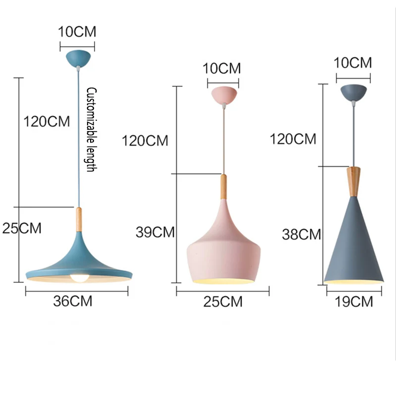 Скандинавский персональный простой семейный Деревянный алюминиевый подвесной светильник для бара, кофейной спальни, столовой, декоративный подвесной светильник